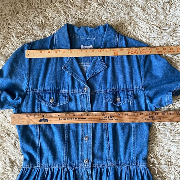 Studio Wear Vintage Denim A-line Women’s Dress, size M - Picture 6 of 11